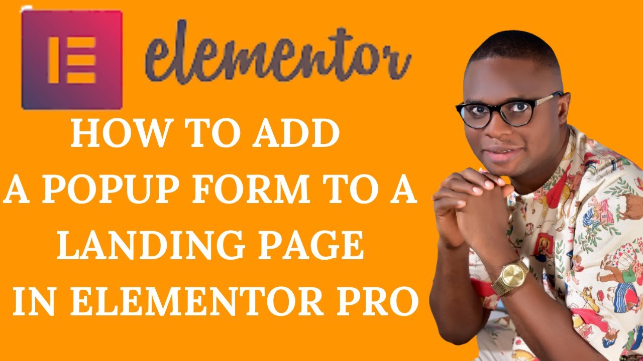 How To Add Popup Form To Your Landing Page With Elementor Pro In WordPress