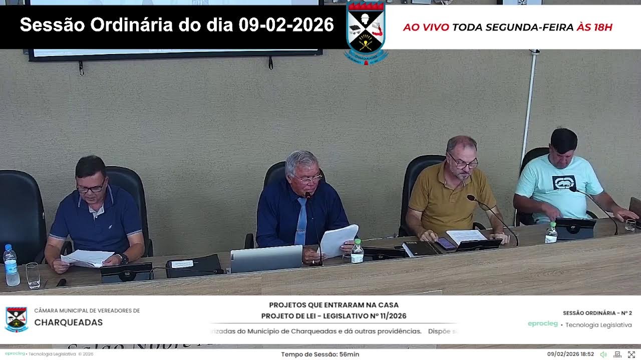 Sessão Ordinária do dia 09-02-2026