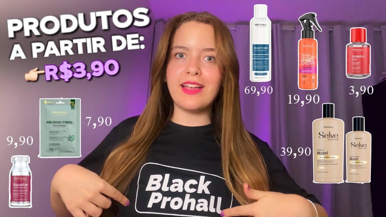 O que VALE A PENA comprar na BLACK FRIDAY da Prohall? LISTA dos melhores PREÇOS +produtos🖤