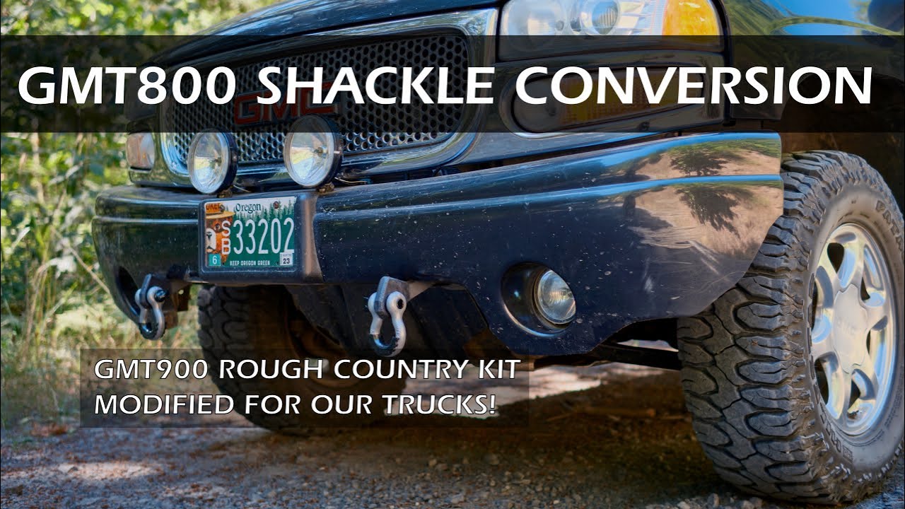 Tow Hook to D-Ring Shackle Conversion for GMT800 Trucks & SUV's