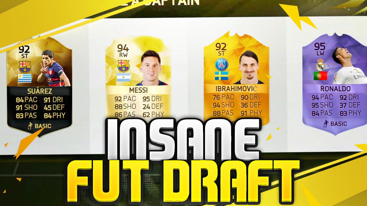 FIFA 16: INSANE FUT DRAFT FT. INFORM RONALDO, MESSI & NEUER!!!