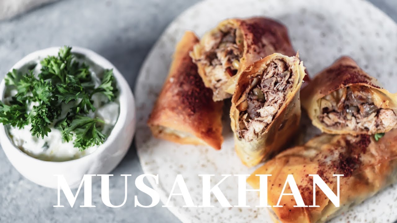 Musakhan (Sumac Chicken, Onions, and Pine Nuts Rolls)