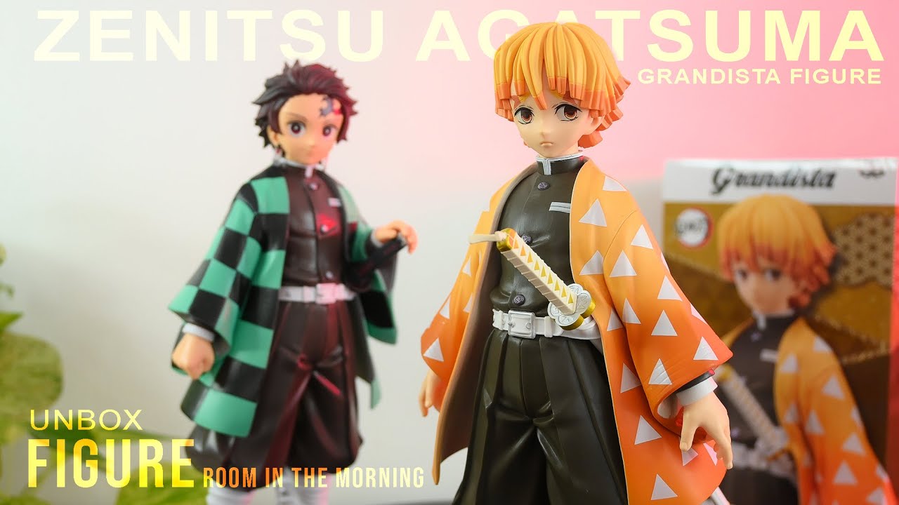 Zenitsu Agatsuma Figure Demon Slayer : Kimetsu no Yaiba, Grandista Banpresto (Unbox and Review)