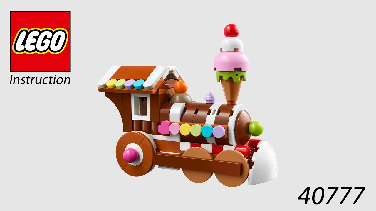 LEGO Instruction - Other - 40777 - Celebration Series: Gingerbread Train Ornament