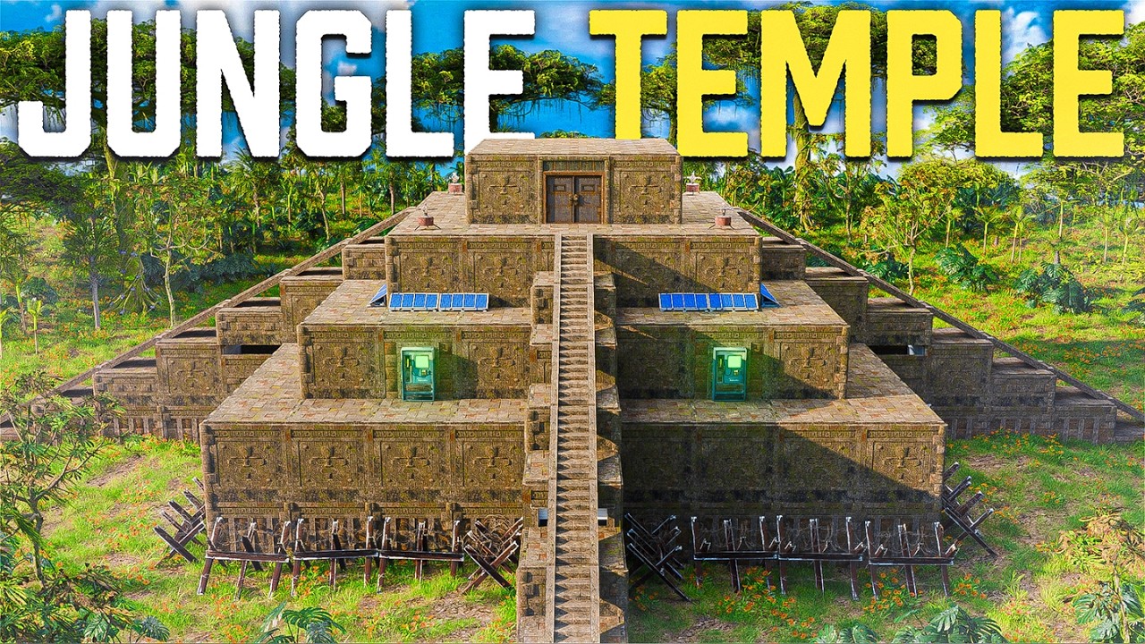 I Built an Unraidable Jungle Monument in Rust