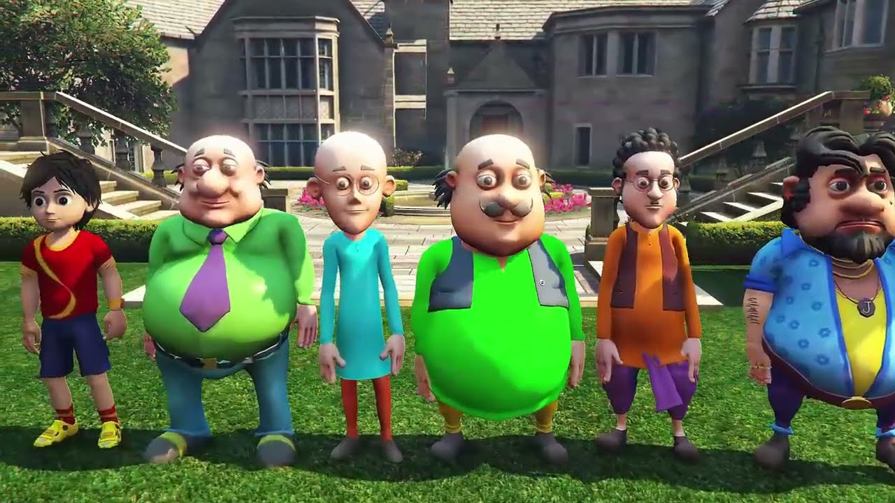 Motu Patlu Play Hide And Seek With Chingam Sir In Gta V || Gtavip