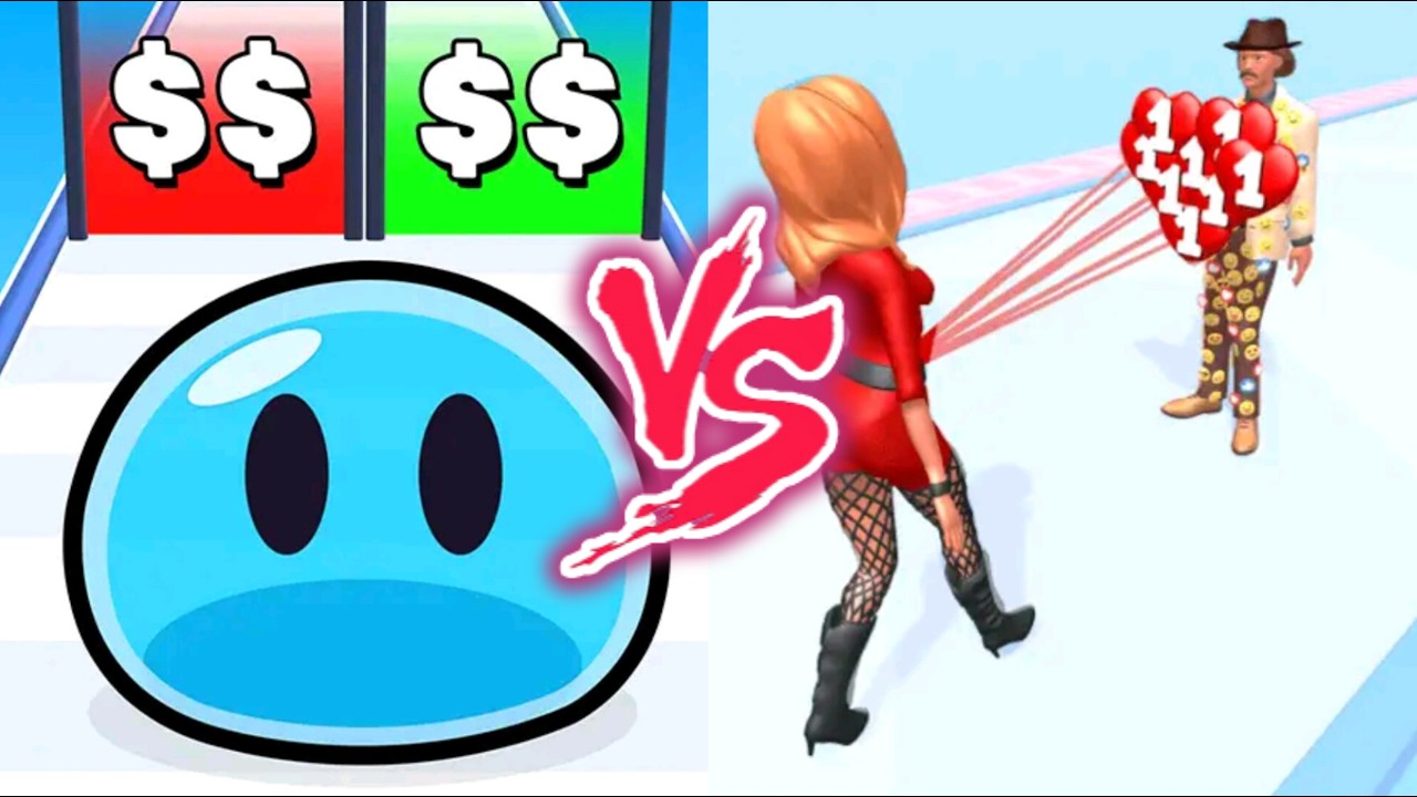 Slime Run Race VS Love Run