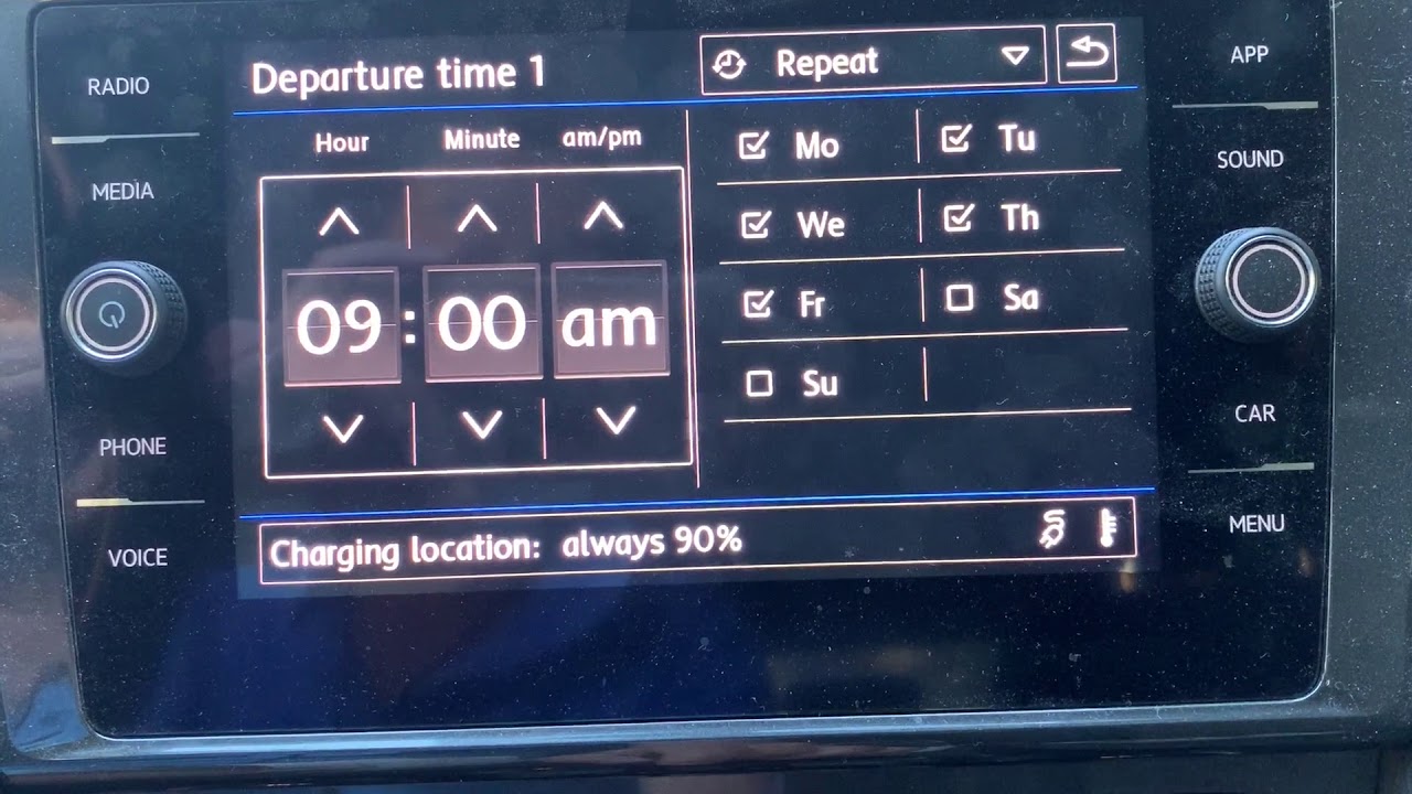 How To Charge e-Golf 90% Max Manually