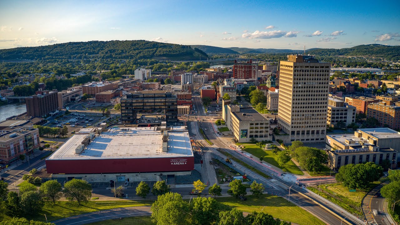 Binghamton New York | (4K) Relaxing Drone Footage