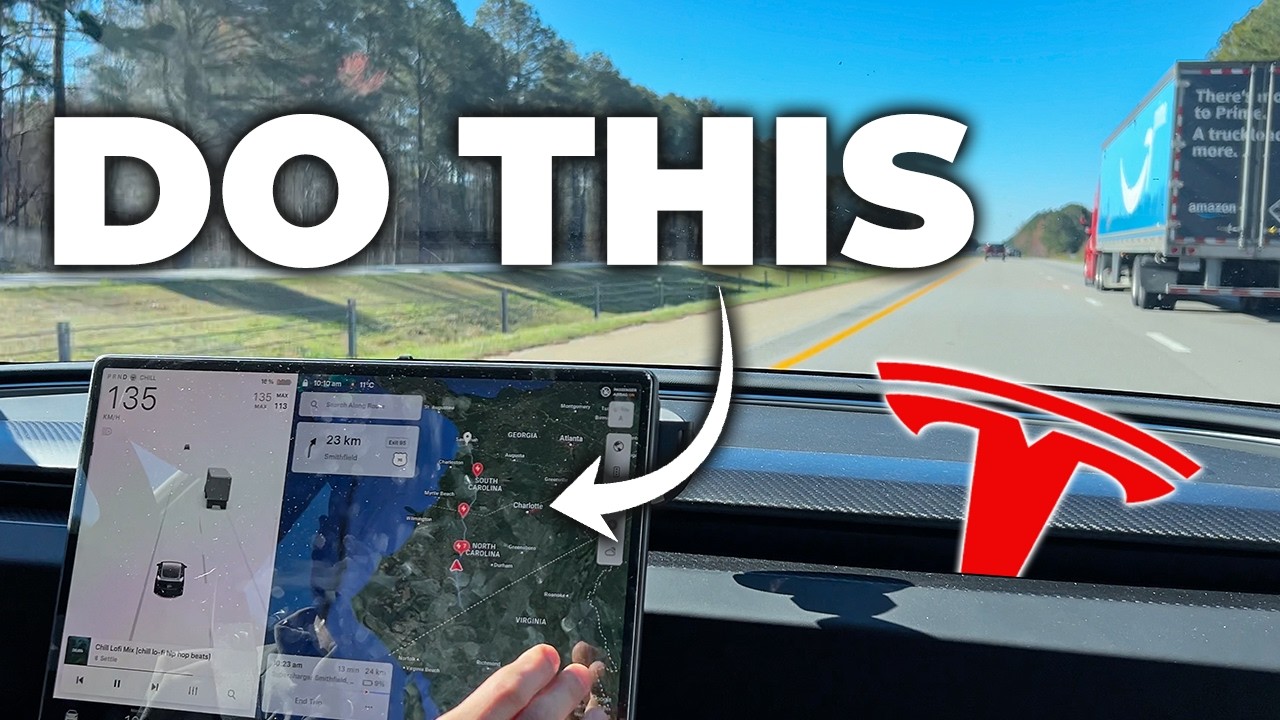 Tesla Road Trip Secrets: The Smart Way to Charge on Long Drives!