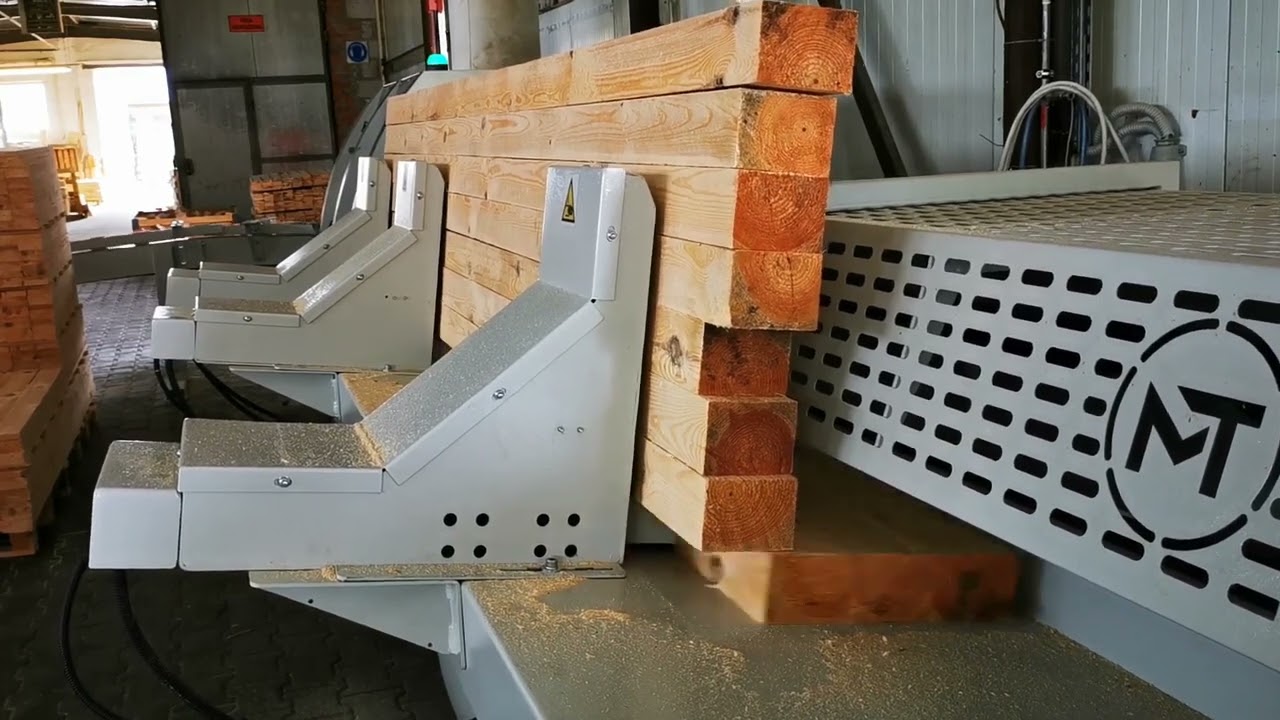 Cross-cut optimizer Metal Technika OWD - 1600 - Pallet blocks cutting - CIBOR W.M. Ltd