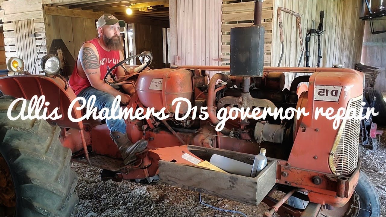 Antique tractor repair Allis Chalmers D15 governor repair