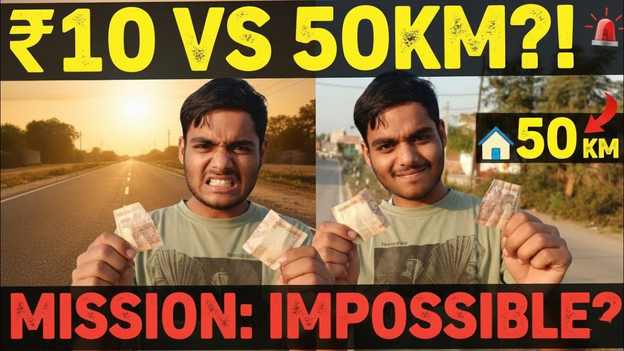 NO MONEY GOING TO HOME CHALLENGE 😱|| BARBAAD INSAAN||