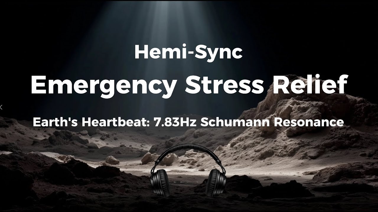 🎧 Emergency Stress Relief • Hemi-Sync •  Earth’s Heartbeat 7.83Hz • Deep Grounding