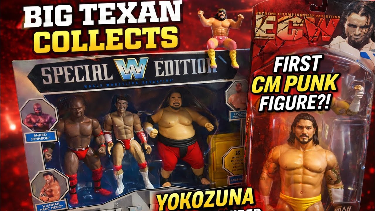 «Я купил на eBay ПЕРВУЮ фигурку CM Punk, Yokozuna и LJN Macho Man!»