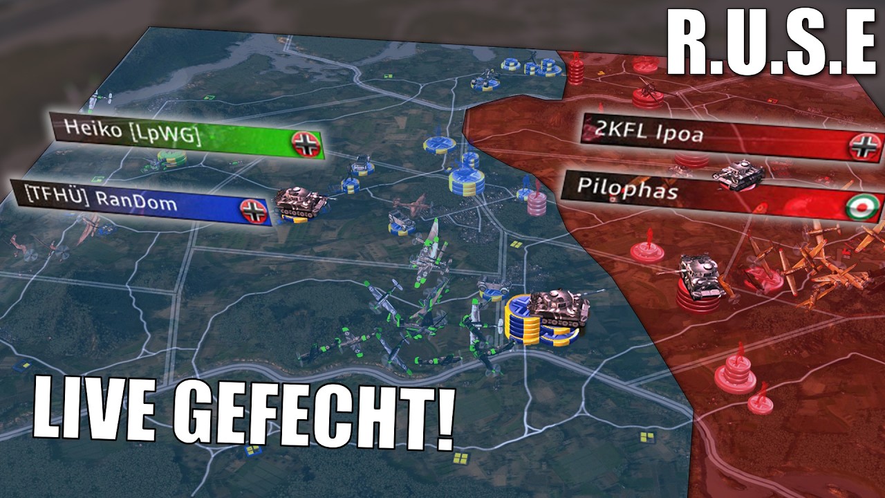 2vs2 gegen GeneralPilophas | R.U.S.E Live