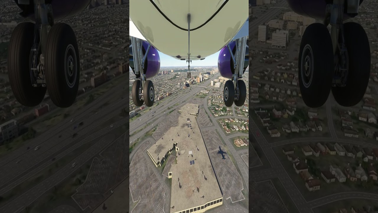 Pilot Fails Landing But Tries Again &ndash; Intense Cockpit View#avaition #msfs2024