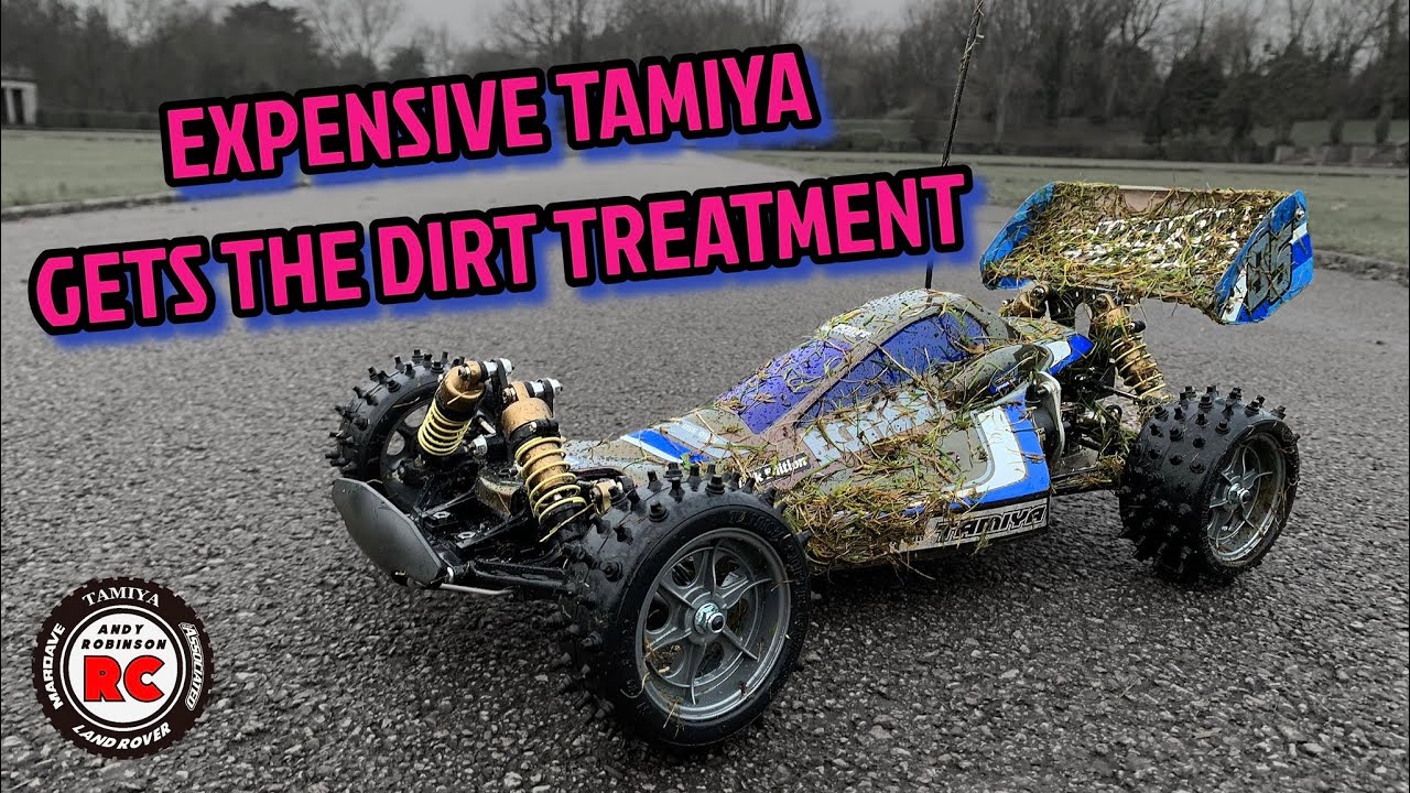 E255: Let&rsquo;s Drive It! Stunning Tamiya Egress Black Gets A Filthy Grass Blast.