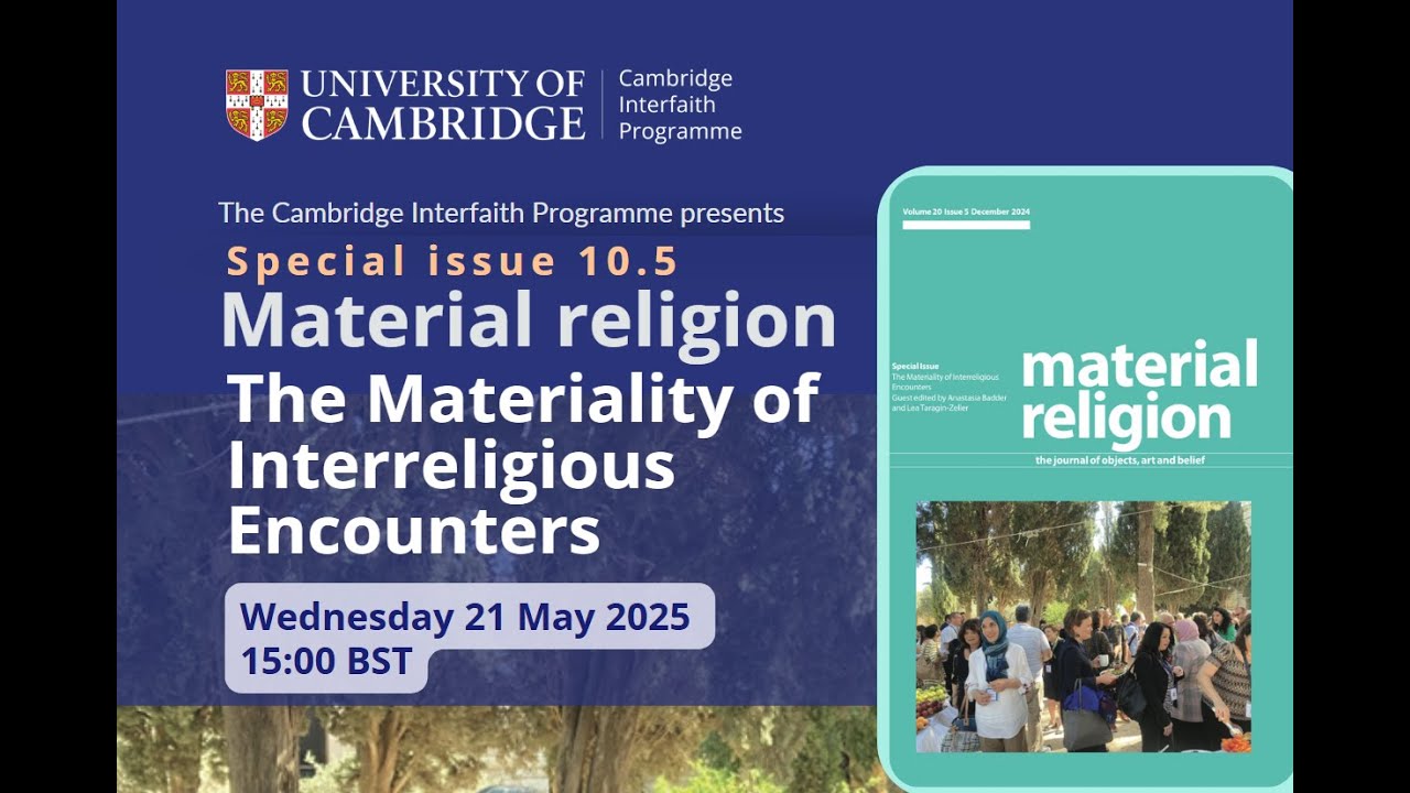 Launching the Materiality of Interreligious Encounters, May 2025