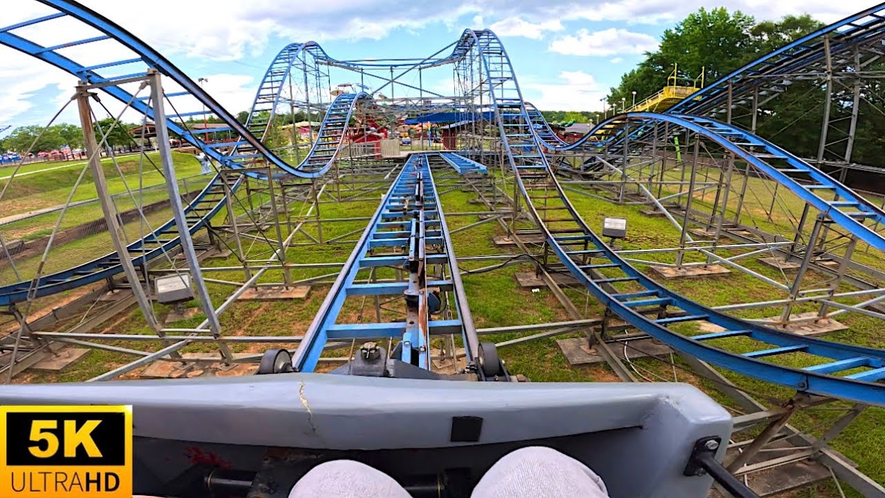 Hurricane Coaster POV 5K A VERY SKETCHY RIDE.. Funspot Atlanta, GA