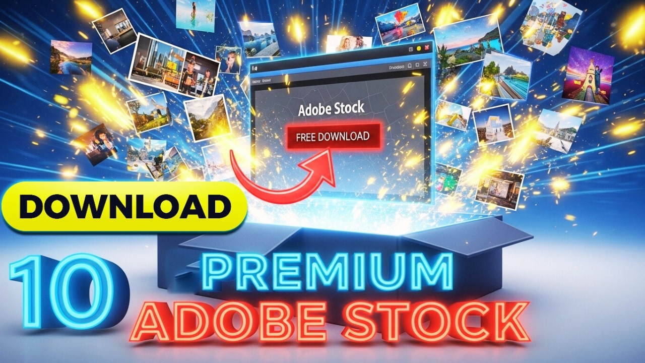 How to Download 10 FREE Premium Images & Videos from Adobe Stock