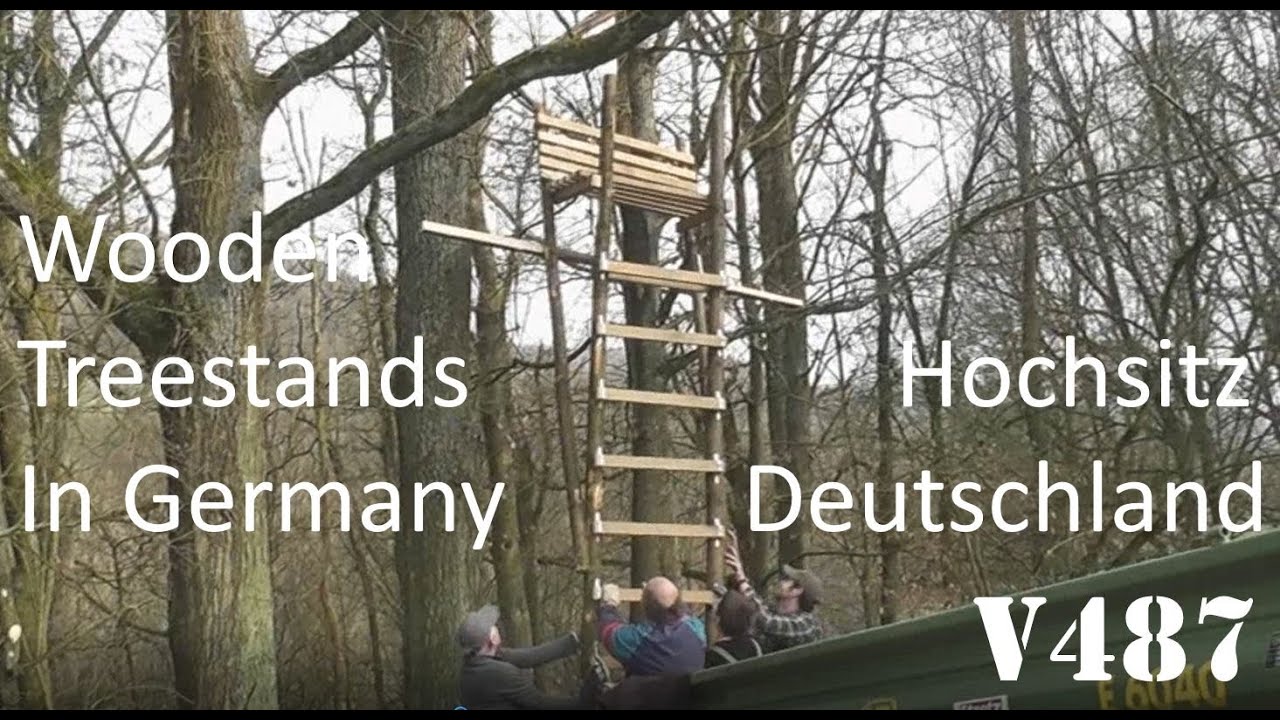 HISTORICAL 07 - Putting Up Wooden Treestands In Germany (Deutsche Hochsitzbau), w/ Ricky Mills V487
