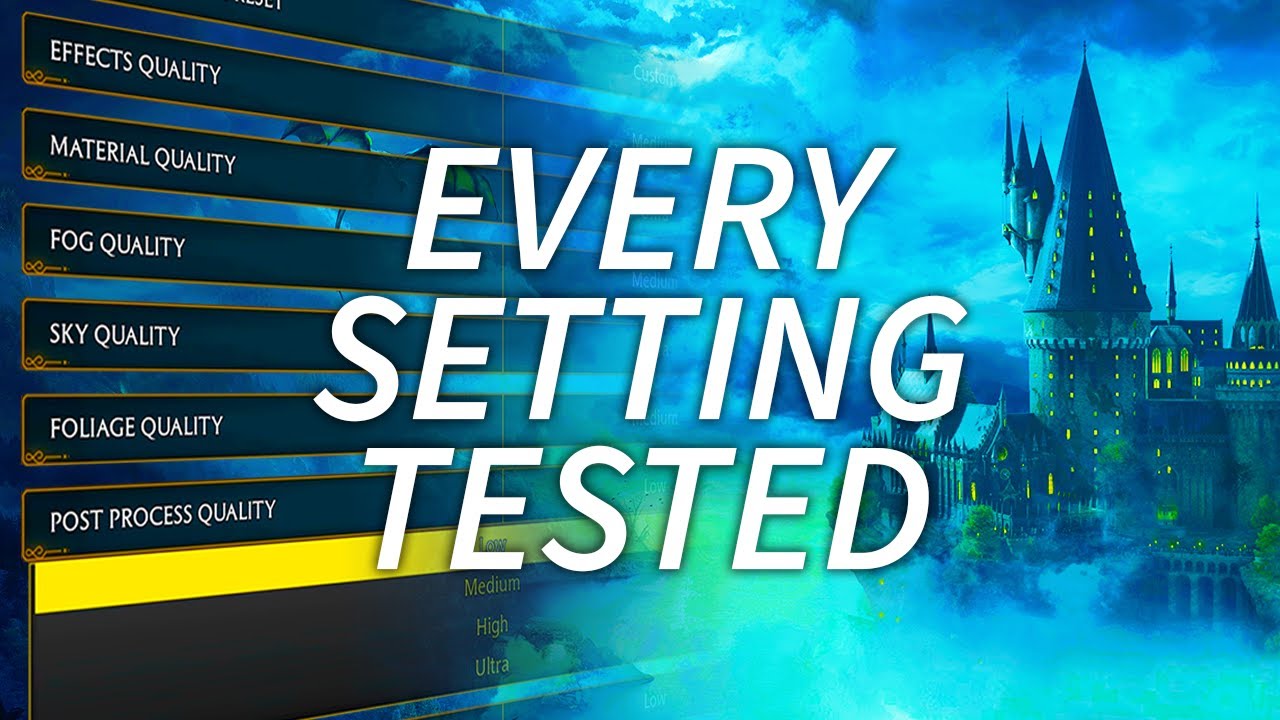 Hogwarts Legacy Best Settings | Optimization Guide for all Settings