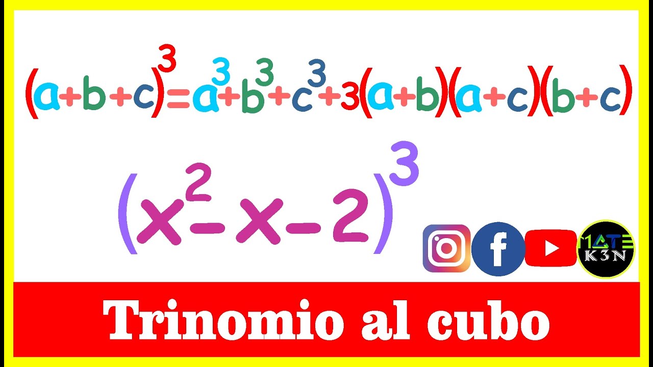 TRINOMIO AL CUBO |Productos NOTABLES| - Ejemplos Resueltos