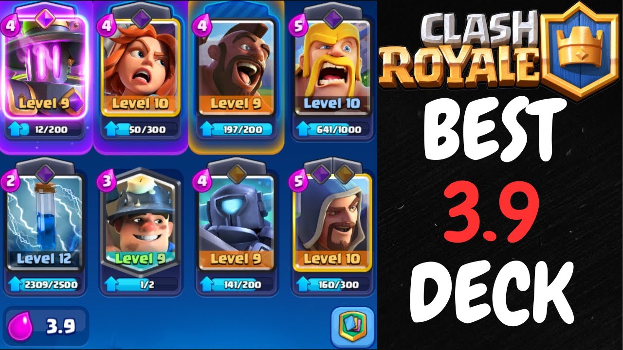 This 3.9 Deck is UNBEATABLE in Clash Royale #clashroyale #bestclashroyaledeck #supercell