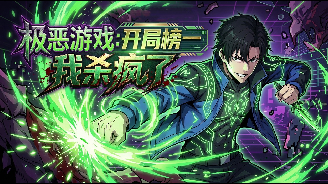 【已完结】【极恶游戏：开局榜一，我杀疯了】第1~30集#热血 #奇幻 #冒险 #网游 #系统 #动态漫画