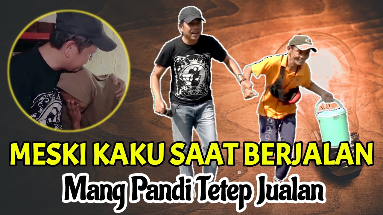 Meskipun Sulit Berjalan, Tetap Berjualan: Kisah Mang Pandi Penjual Cilok yang Menggetarkan Hati!!