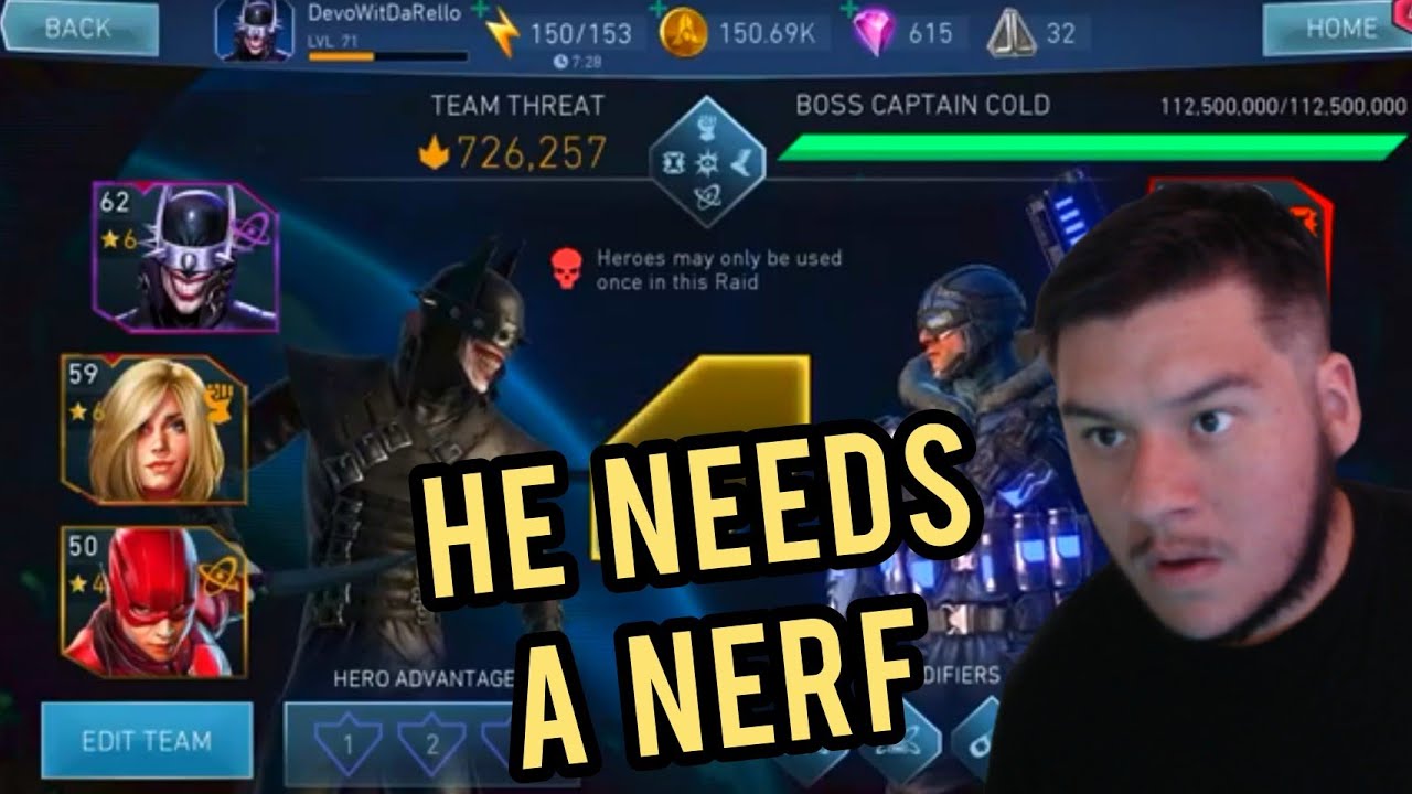 Batman Who Laughs DESTROYS ALL Raid Bosses!!! - Injustice 2 Mobile