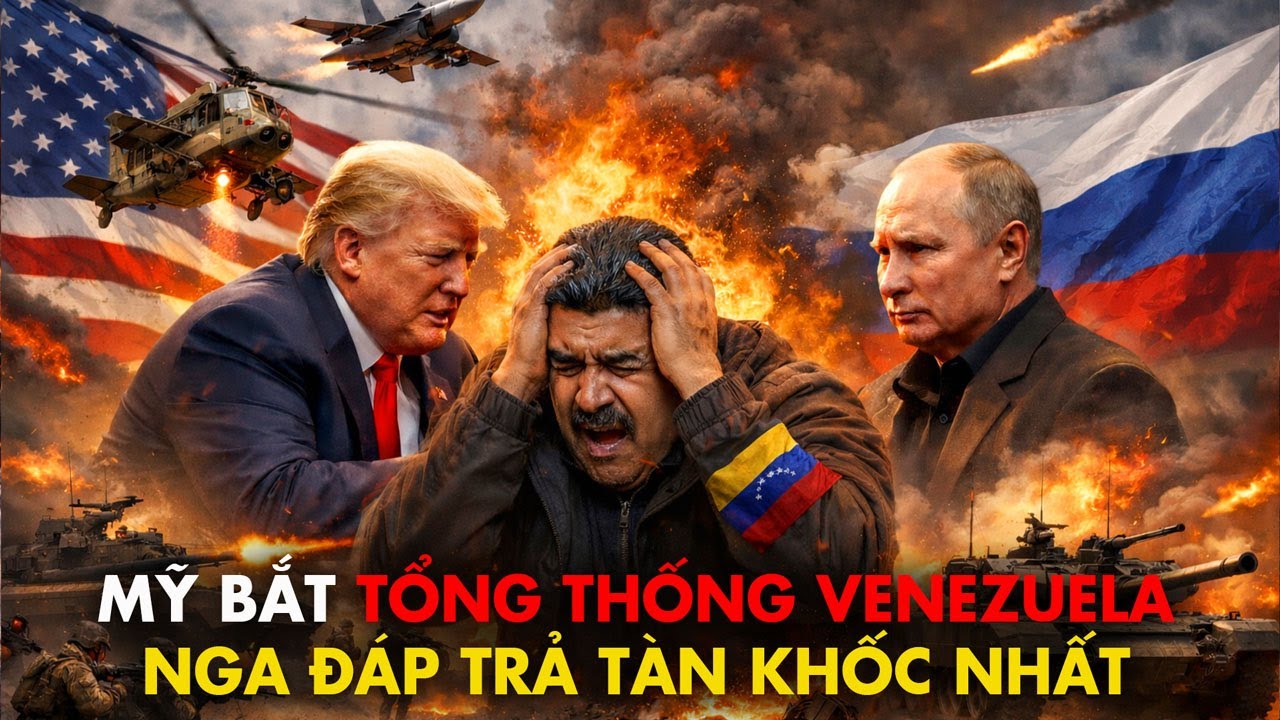 Nga tung đ&ograve;n trừng phạt thảm khốc nhất khi Mỹ bắt giữ Tổng Thống Venezuela ch&acirc;m ng&ograve;i thế chiến III