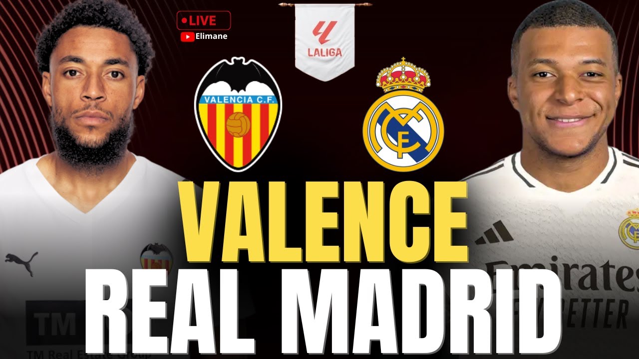 🔴 VALENCE - REAL MADRID LIVE | LE REAL VEUT MAINTENIR LA PRESSION SUR LE BARÇA ! | HALA MADRID !
