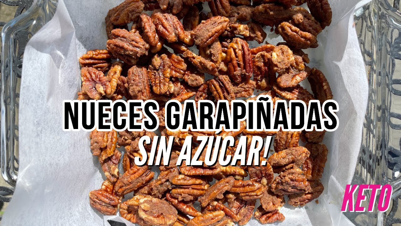 NUECES GARAPIÑADAS KETO | Snack KETO | Dieta Keto