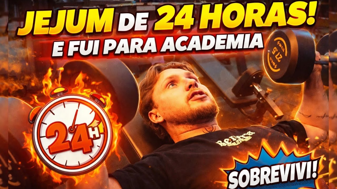 24 HORAS FAZENDO JEJUM PELA PRIMEIRA VEZ, algo aconteceu!