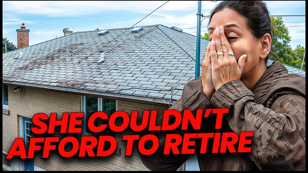 Her roof was FALLING APART until we Knocked on her door!!!