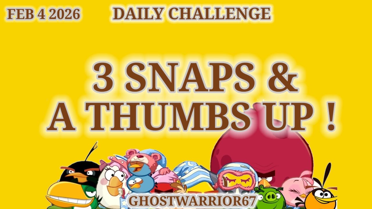 Angry birds 2 Daily Challenge 2026/02/4 & 2026/02/5 Encore!,before King Pig Panic play