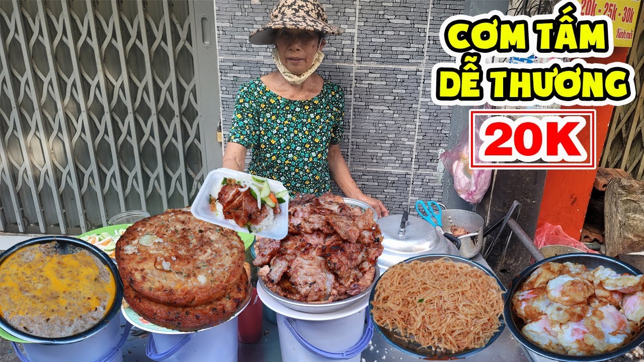 Xe Cơm Tấm Dễ Thương 20K Rẻ Nhất Sài Gòn Của Cô Oanh Vẫn Miệt Mài Sớm Hôm Hơn 30 Năm Ở Q4