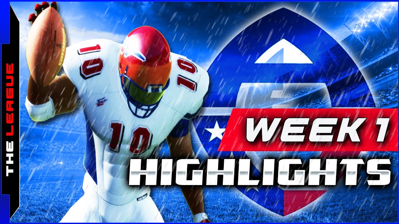 BACKBREAKER BIG HITS & AMAZING GAME HIGHLIGHTS 》AAF FOOTBALL LEAGUE (WEEK 1)