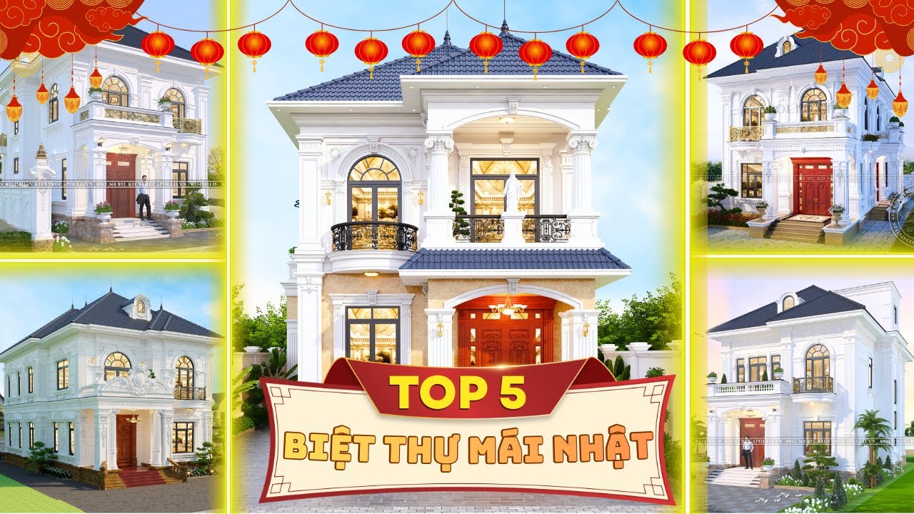 TOP 5 Mẫu Biệt Thự Mái Nhật Đẹp Vượt Thời Gian | Nhà Đẹp Apollo Việt