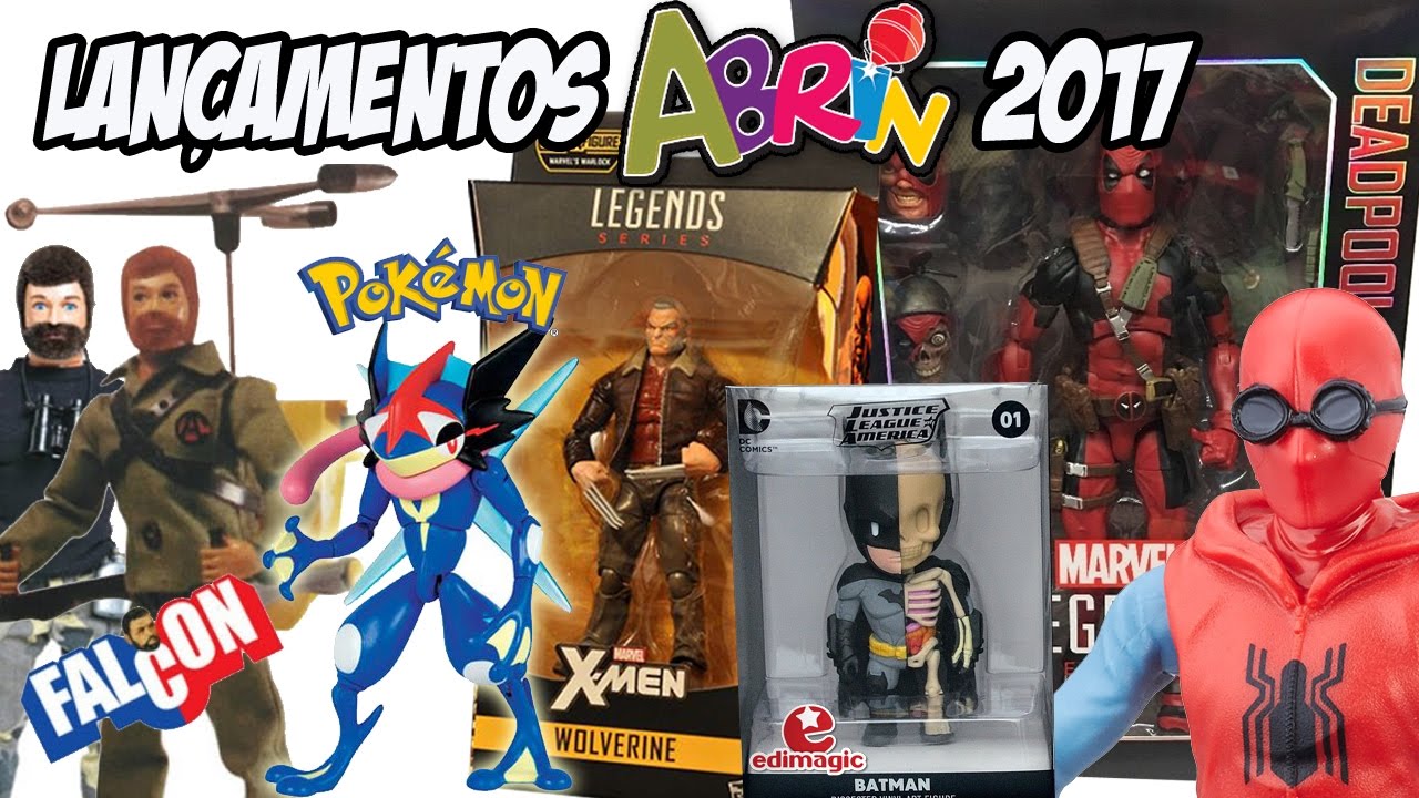 Lançamentos brinquedos Abrin 2017: Marvel Legends Transformers Star Wars Pokemon Falcon boneco toys