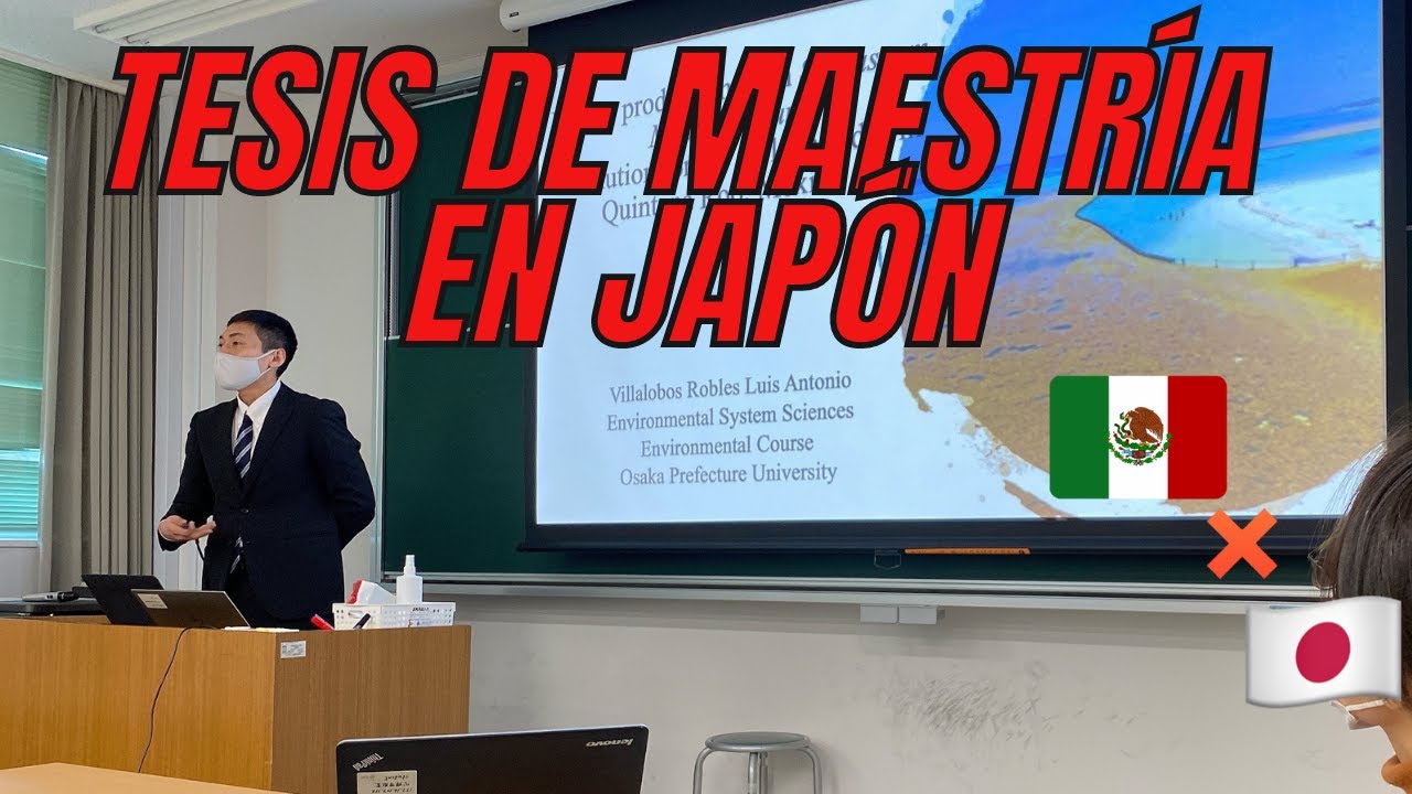 Presentación de Tesis de Maestría en Japón | Maestría en Japón | Estudiante Mexicano en Japón