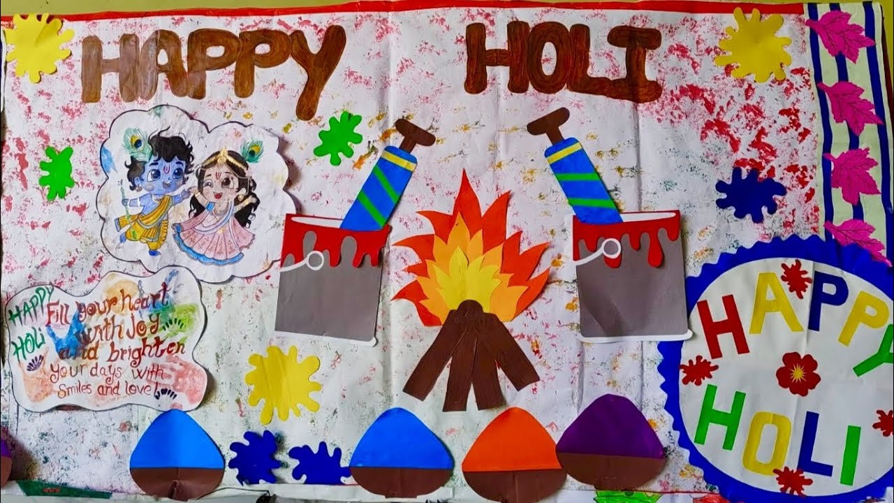 Happy Holi | Holi Celebration  I Krishna Foundation Academy |