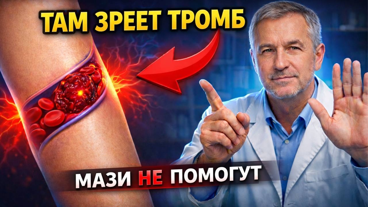 99% людей сами создают тромбы в ногах — спасите свои сосуды без операции!