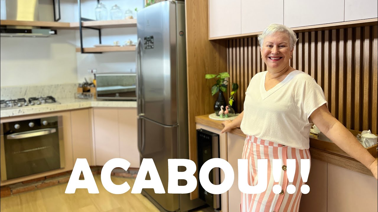 AINDA FALTAM ALGUNS AJUSTES, MAS A COZINHA FICOU PRONTA!