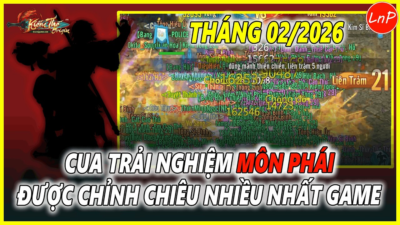 KIẾM THẾ ORIGIN - CUA TRẢI NGHIỆM MÔN PHÁI ĐƯỢC CHỈNH CHIÊU NHIỀU NHẤT GAME KIẾM THẾ ORIGIN