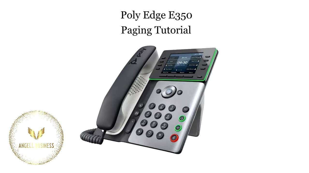 Paging | Poly Edge E350 Tutorial