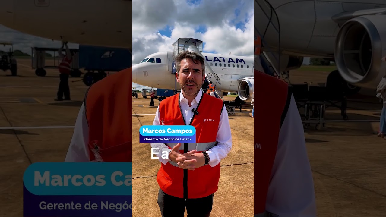Nova rota a&eacute;rea - Latam + Prefeitura de Uberaba