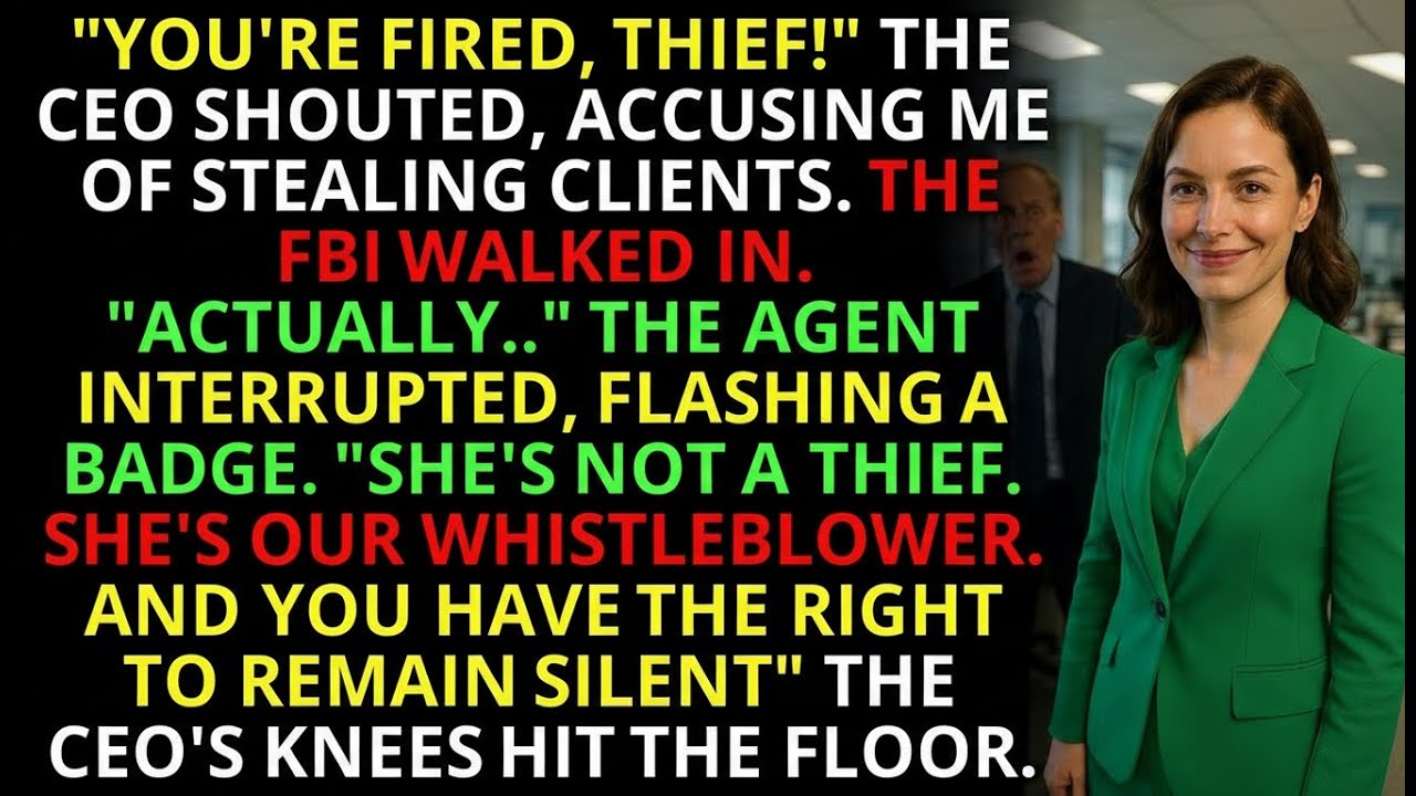 CEO Called Me a Thief  Then the FBI Walked In    Whistleblower Revenge